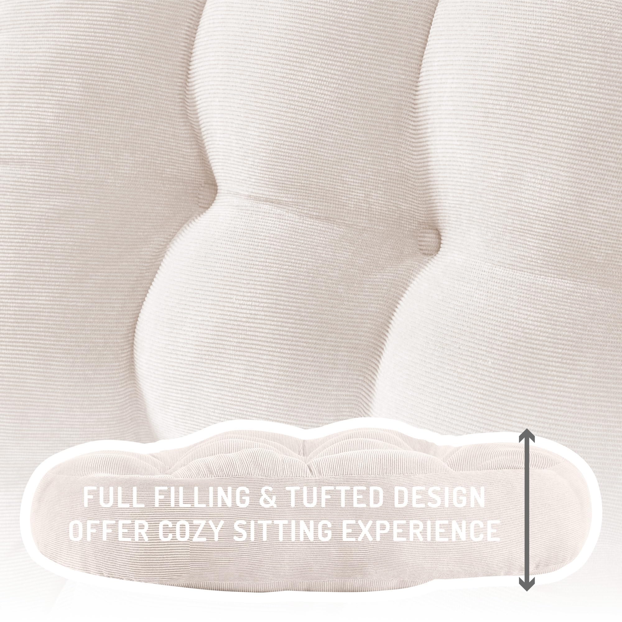 Amazon.com: Meditation Floor Pillow Set of 2, Round Large